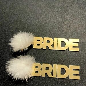 Bride earrings $10